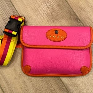 Bright colored shoulder bag